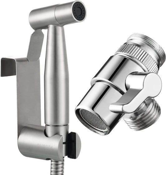 Tragbares Bidet-Set mit Handbrause WS024F7 und 2-Wege-Umsteller