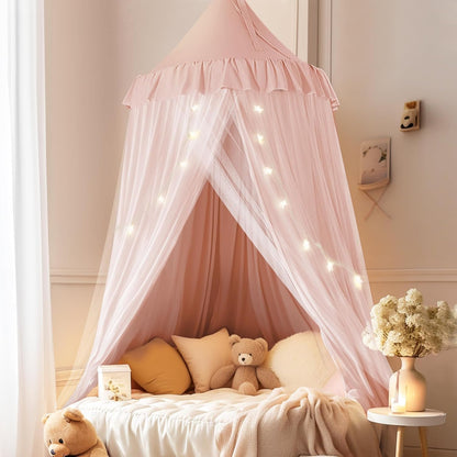 Betthimmel mit Sternenlichtern, H269 x B65 cm (1er Pack)