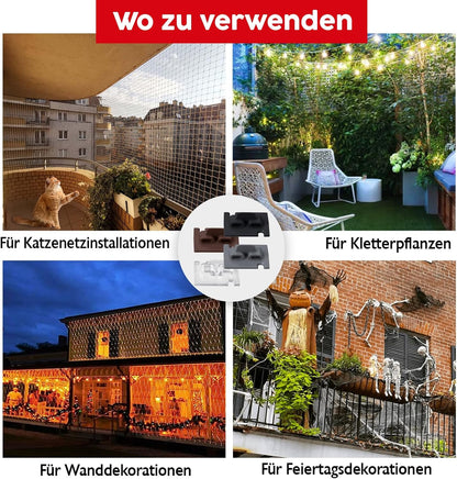 20 Stk. Klebehaken mit Montagekleber-Set, 20 Stk.+30ml Kleber Transparent