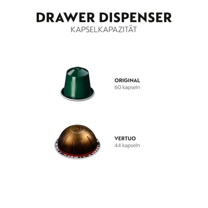 Kapselbehälter mit Schublade, Drawer Dispenser