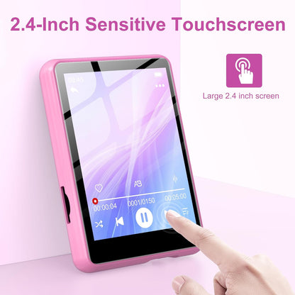 MP3-Player mit Bluetooth 5.3 & HiFi-Klang, Rosa