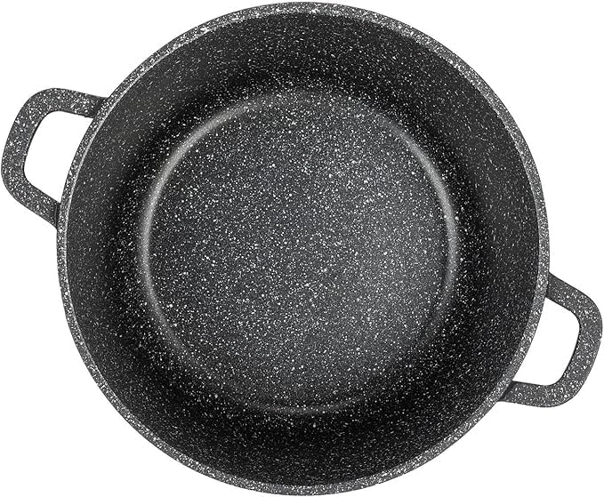 Kochtopf mit Antihaftbeschichtung, Induktion (15L), Schwarz 15L Ø 32 cm