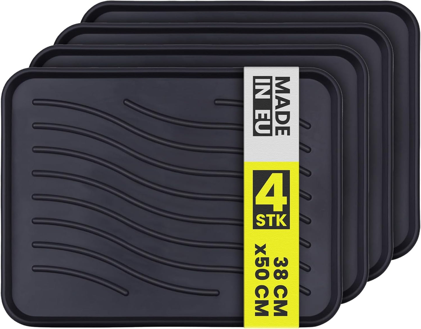4er-Set Schuhabtropfschale, 50x38cm ( 4er Pack )