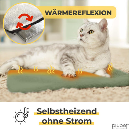 Selbstheizende Katzendecke, Grün Für Katzen