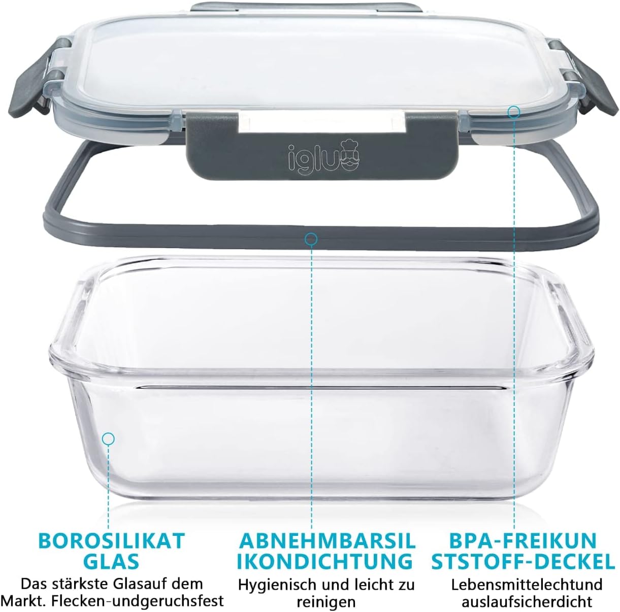 Meal Prep - 10-teiliges Frischhaltedosen-Set