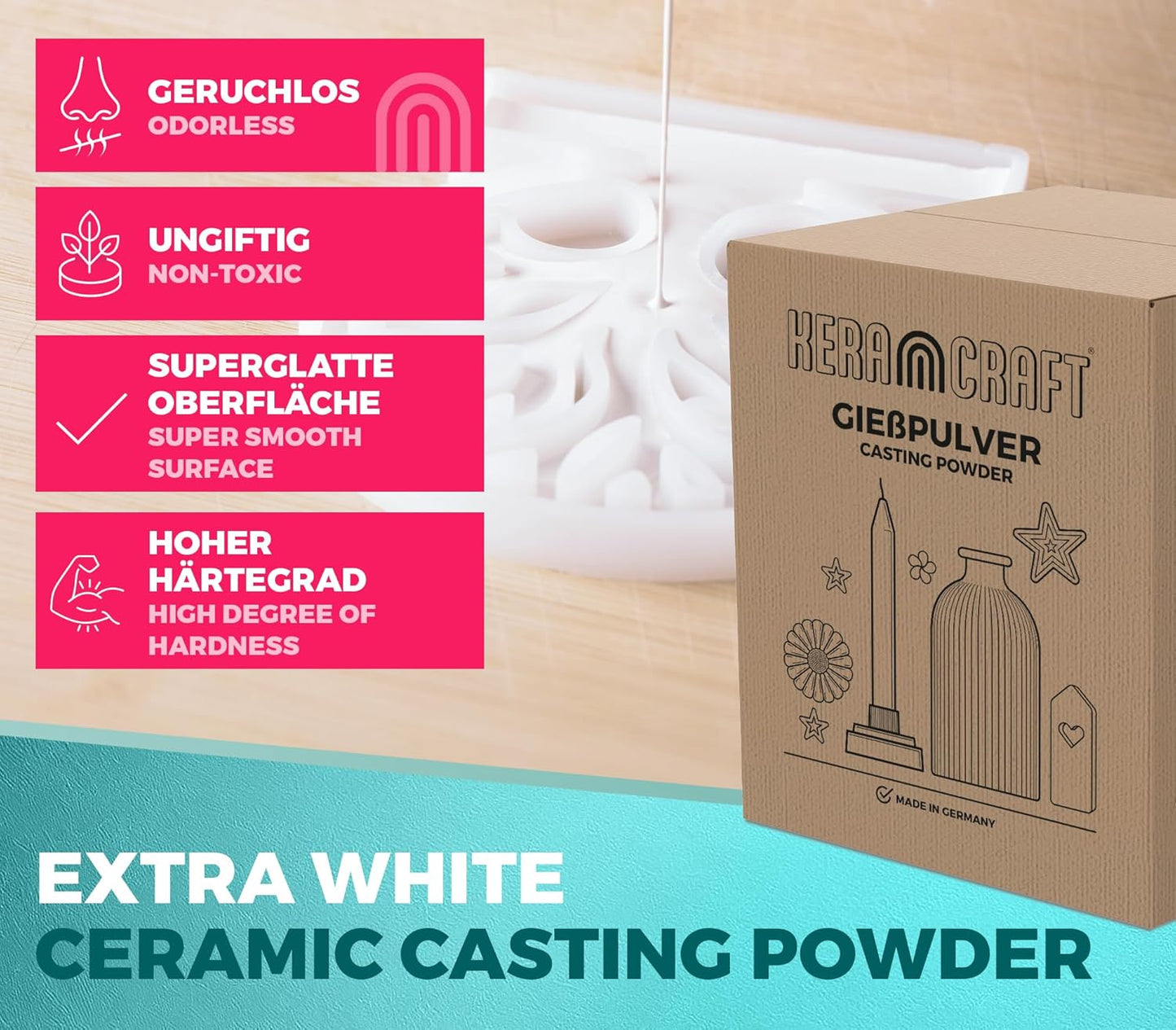 20 kg Reliefgiesspulver, 20KG (1er Pack)
