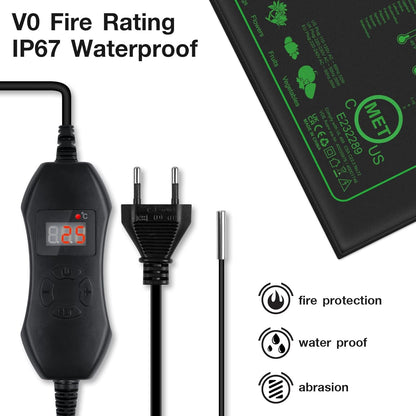 Heizmatte mit Thermostat, 25x52cm - 1er Pack