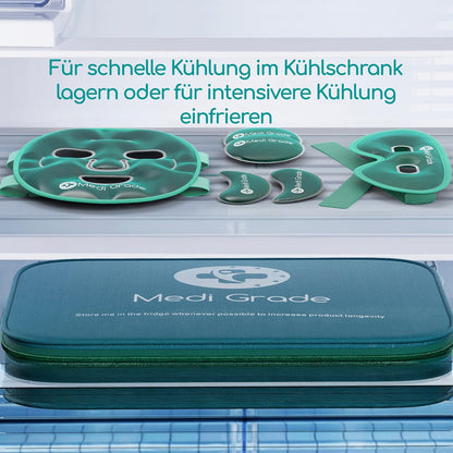 Kühlmaske Gesicht & Augenpads