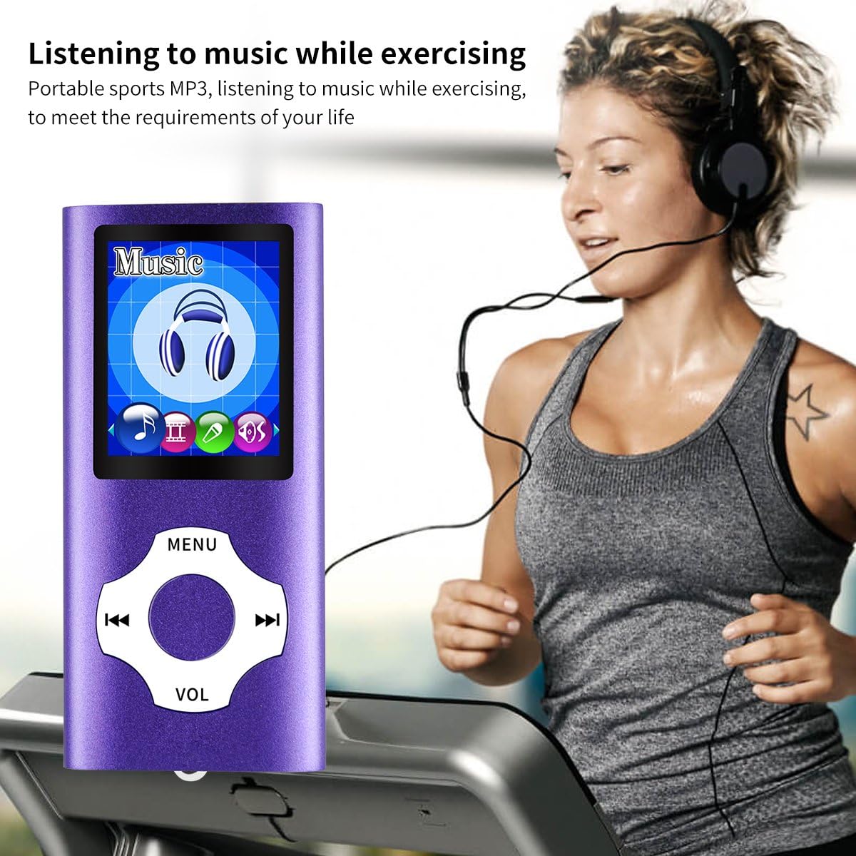 MP3/MP4-Player, Lila