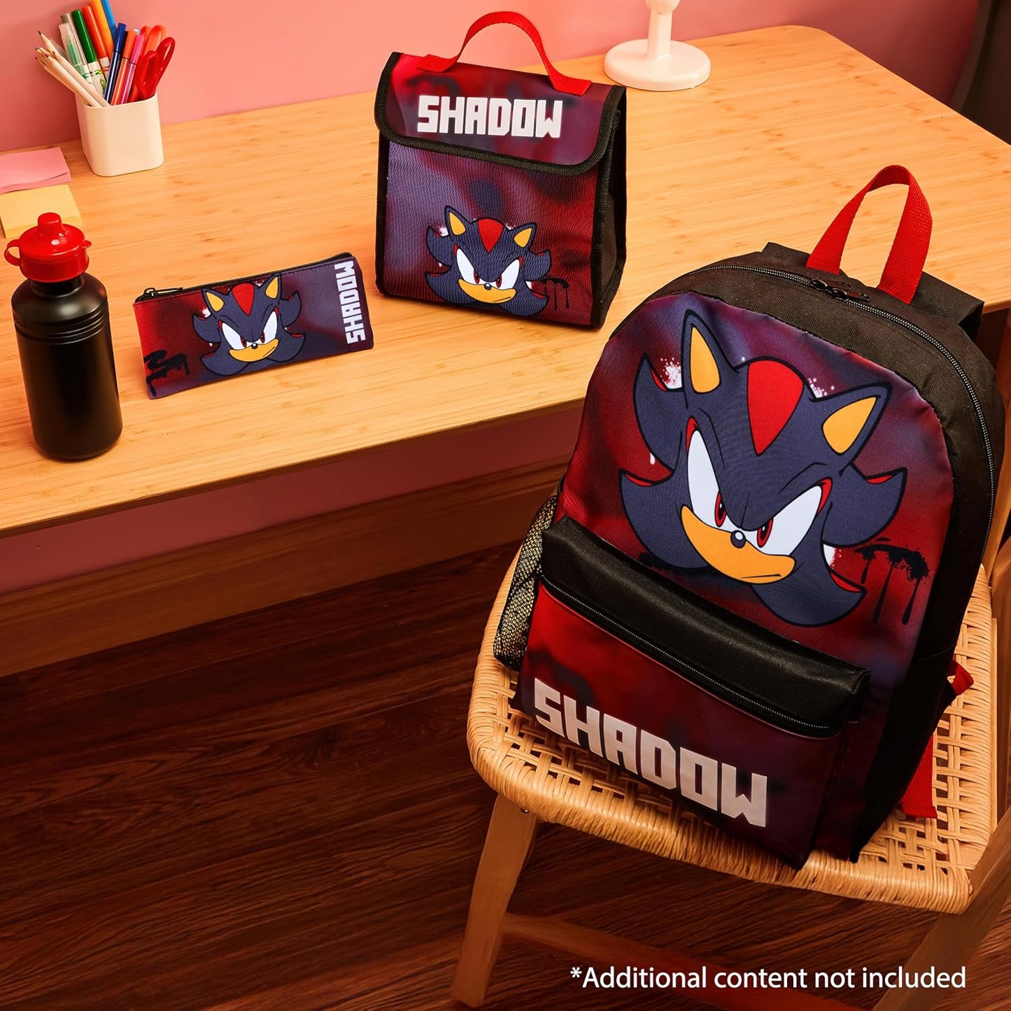 Kinderrucksack-Set Shadow mit Zubehör (4-teilig)