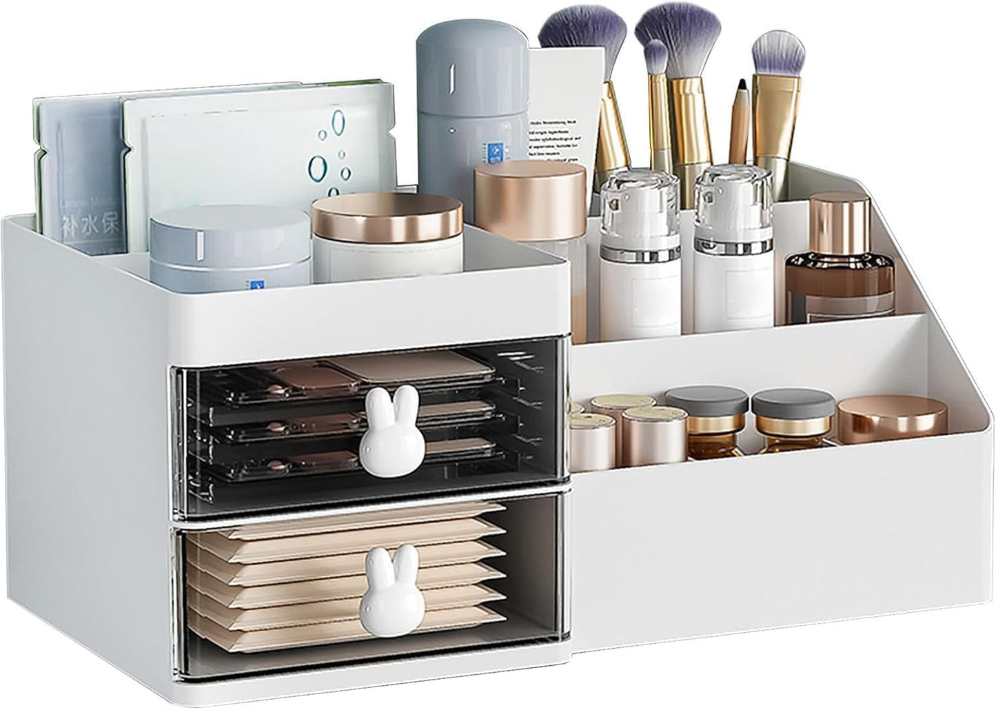 Kosmetik Organizer mit Schubladen, Weiss