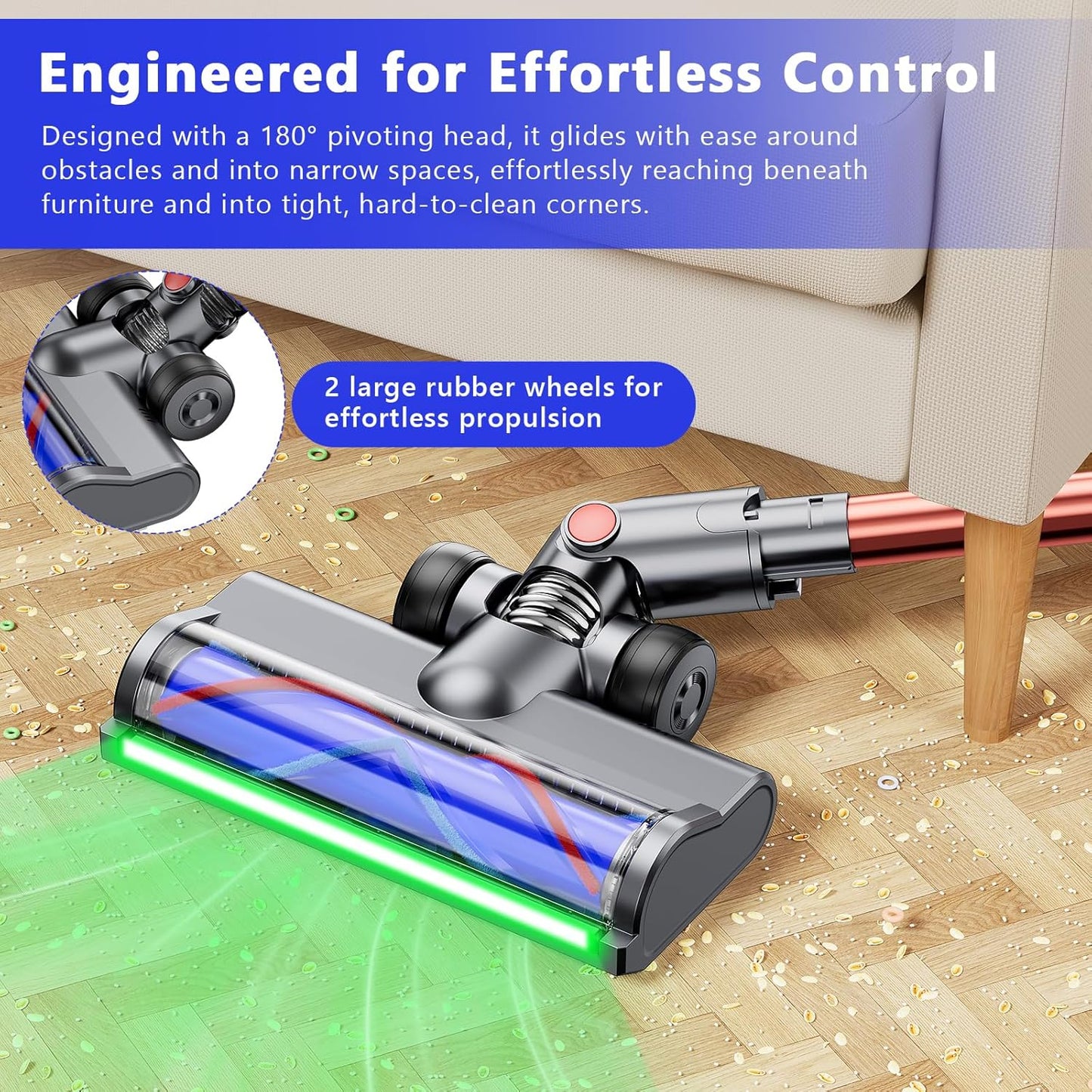 Elektrische Turbobürste für Dyson V6, DC58, DC59, DC61, DC62 & DC74