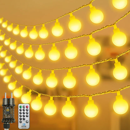 LED Lichterkette mit Fernbedienung, 300 LEDs, dimmbar, Warmweiß-b 39M