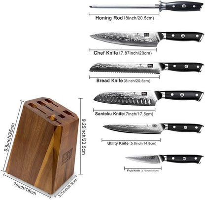 7-teiliges Kochmesser Set, Schälmesser