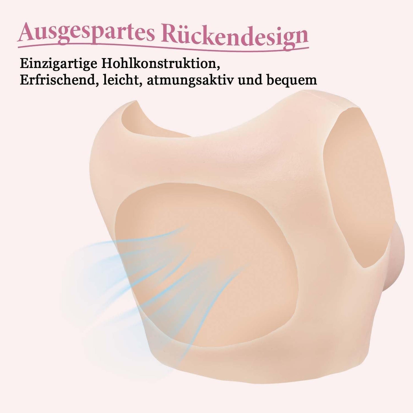 Silikon Brustplatten für Crossdresser, G Cup, Plusgrösse-G cup-Flüssig Silikon Füllung Elfenbeinweiss
