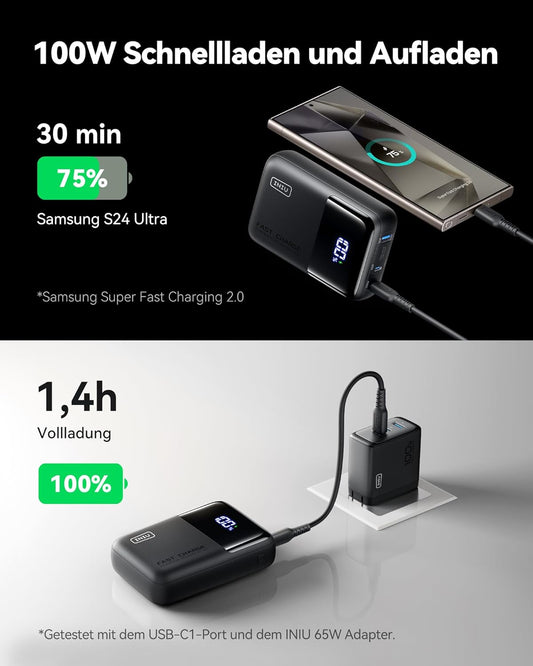 Powerbank mit Schnellladefunktion