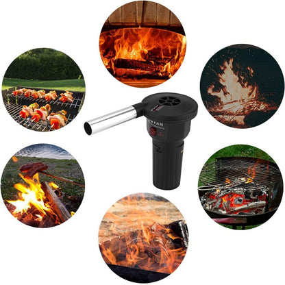 Tragbarer BBQ Ventilator für Camping & Grillen
