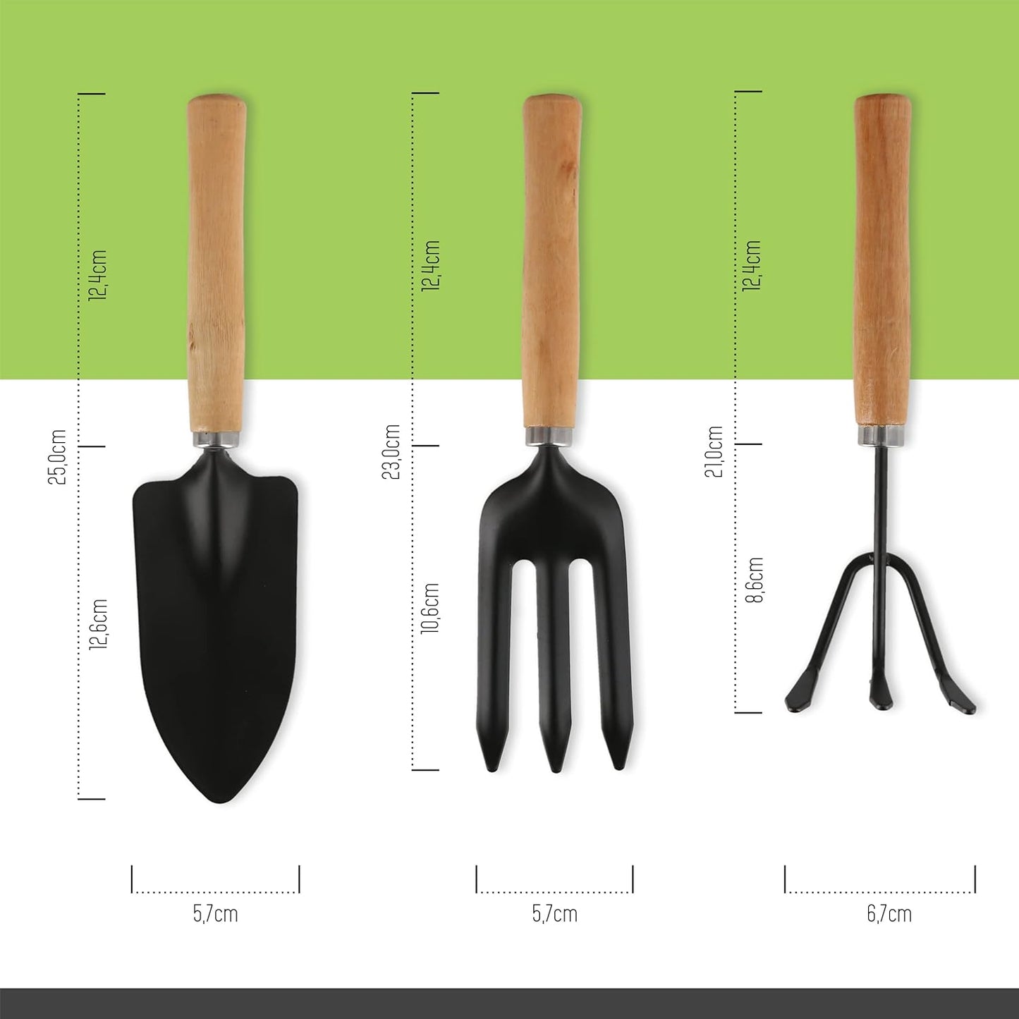 Gartenwerkzeug Set 7-TLG.