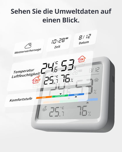 Meter Pro - Wlan Wetterstation mit Aussensensor, Wetterstation (Wlan)