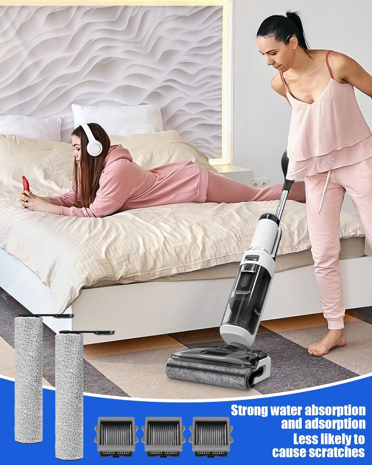 6-teiliges Zubehörset für Tineco Floor One Stretch S6/S7, S6