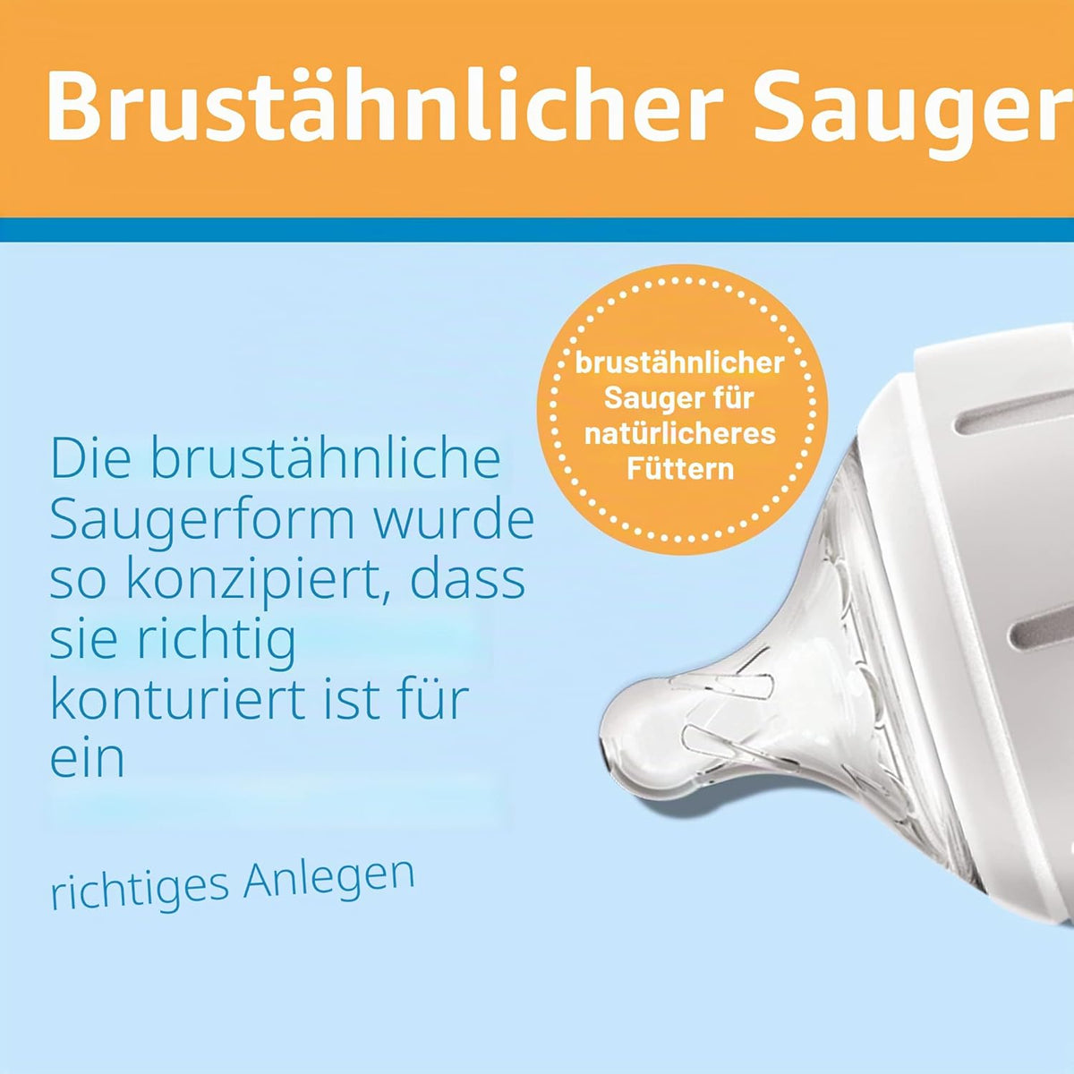 Anti-Kolik Weithals-Babyflaschen-Set