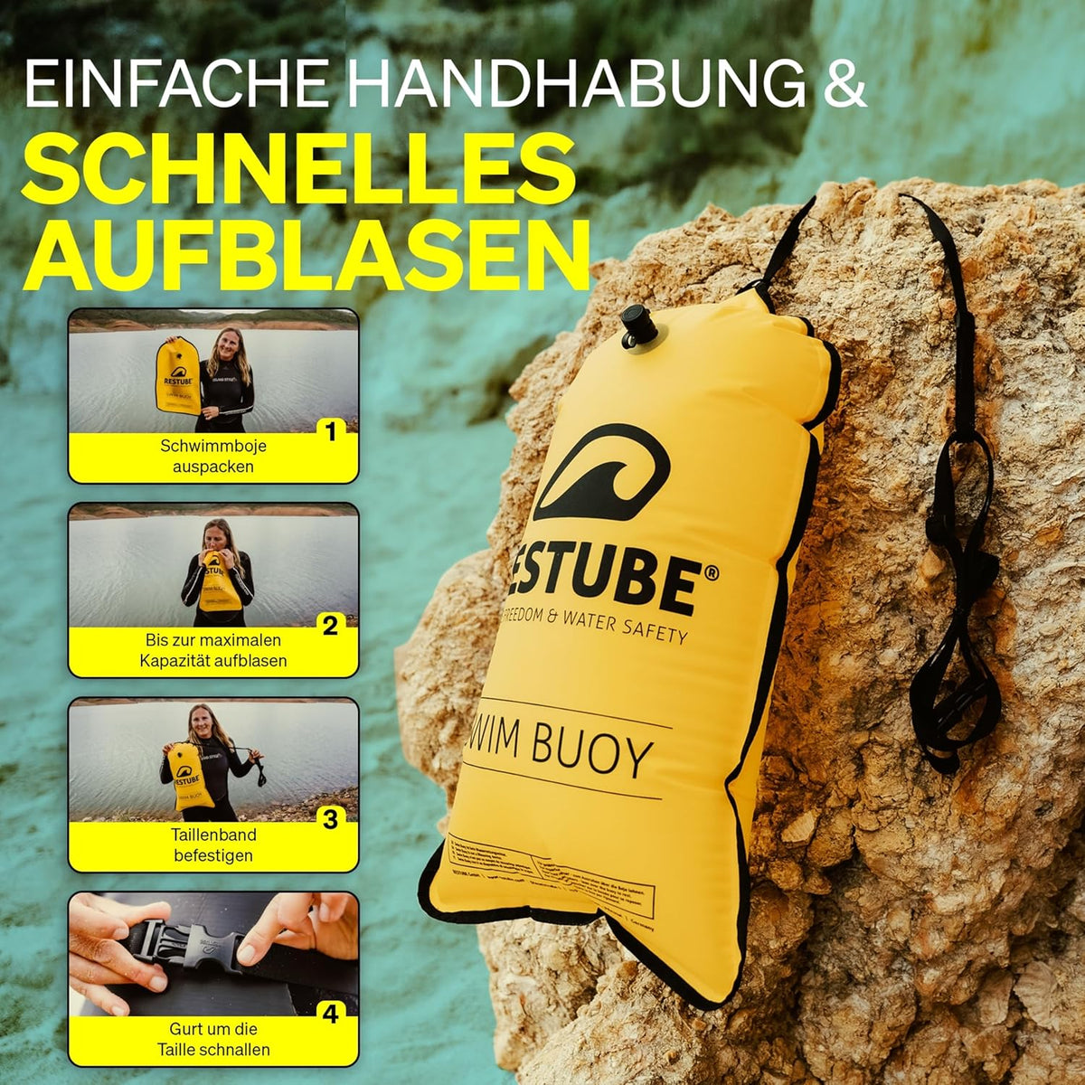 Aufblasbare Schwimmboje Classic, CLASSIC