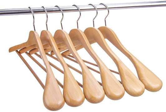 10 Stück Holzkleiderbügel