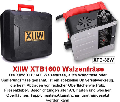 XTB1600 Walzenfräse, Walzenfräse mit XTB-32W Fräser