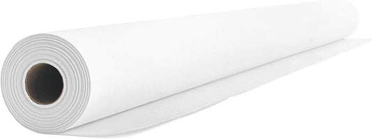 Airlaid Tischdeckenrolle, 2400 x 120 cm (Rechteckig) Weiß