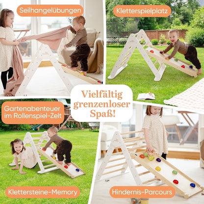 Kletterdreieck für Kinder (Indoor & Outdoor), 2T-Weiss