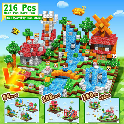 Magnetische Bausteine für Kinder