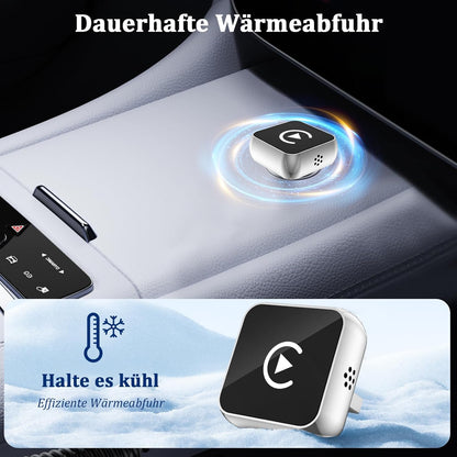 2-in-1 Carplay & Android Auto Wireless Adapter, Tiefschwarz