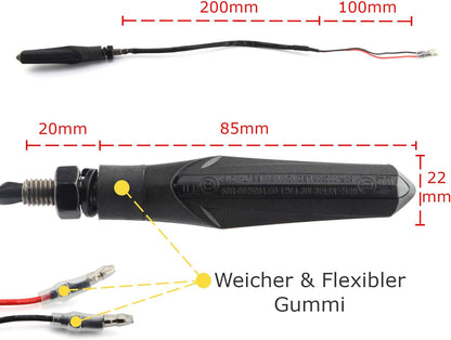 LED Blinker, Schwarz