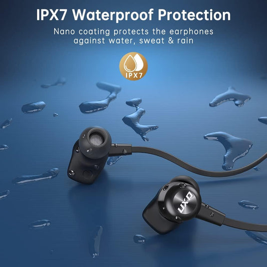 Kabellose In-Ear Sportkopfhörer mit Mikrofon, schwarz