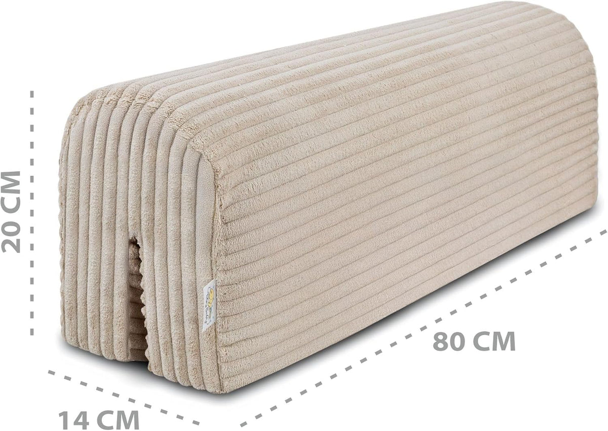 Bettkantenschutz für Kinderbetten, 80 cm, Beige B 80 cm