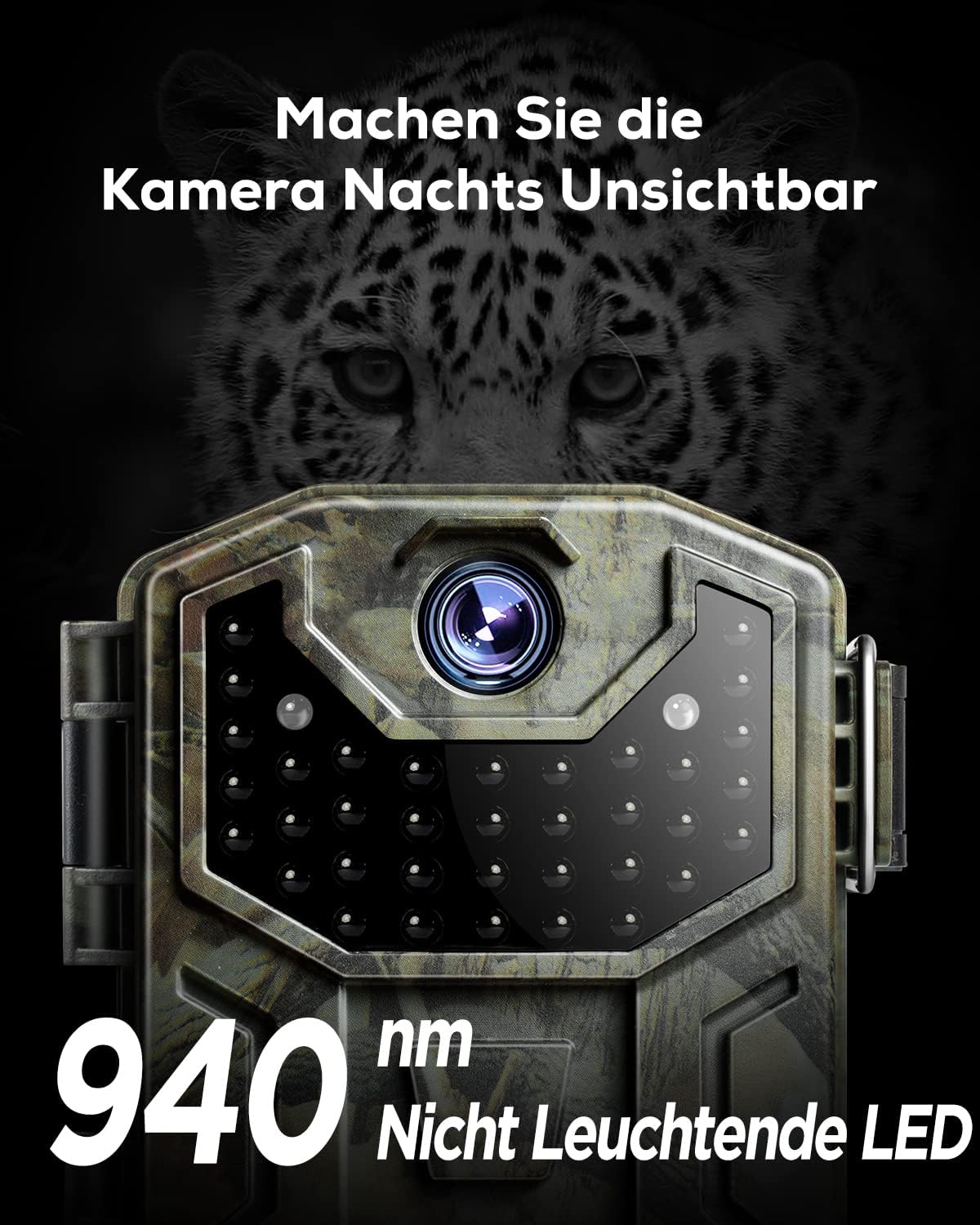 iG200 Wildkamera mit Bewegungsmelder und Nachtsicht, Camouflage