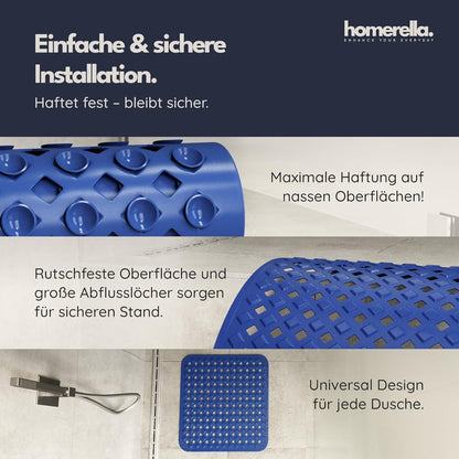 Duschmatte, Royalblau