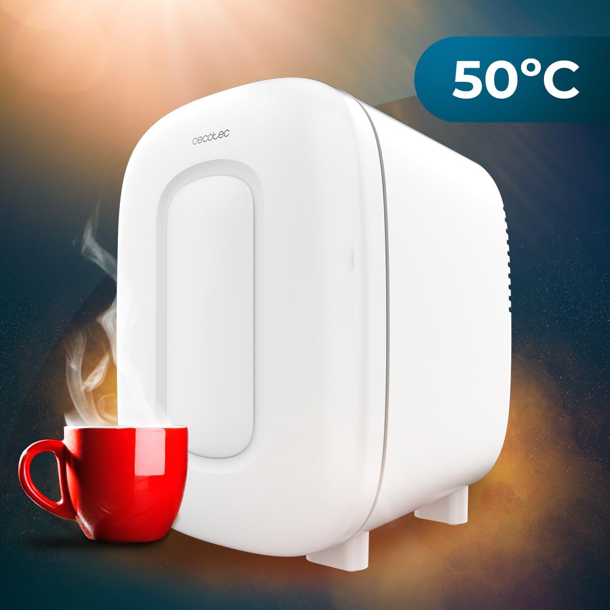 Mini-Kühlschrank mit Kühl- und Heizfunktion (4L), 4 L | Bora Weiss
