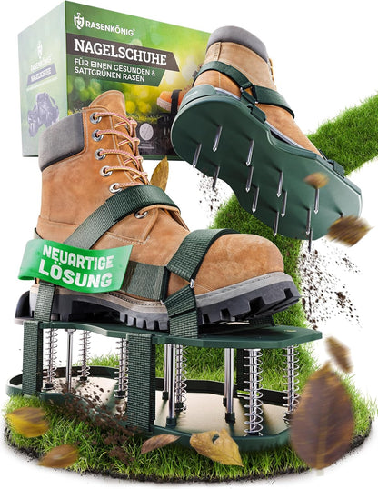 Nagelschuhe Pro Rasenlüfterschuhe, Waldgrün