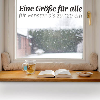 2er-Set Zugluftstopper für Fenster & Türen, 2