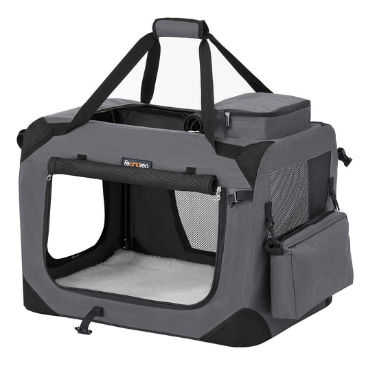 Hundebox, Grau, L 60 x B 42 x H 42 cm