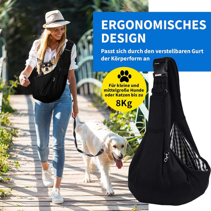Hundetasche, schwarz