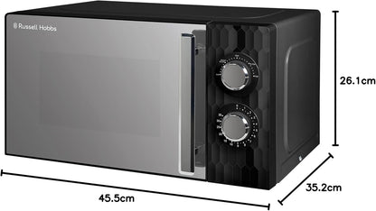 Mikrowelle RHMM715B mit Auftaufunktion, Schwarz