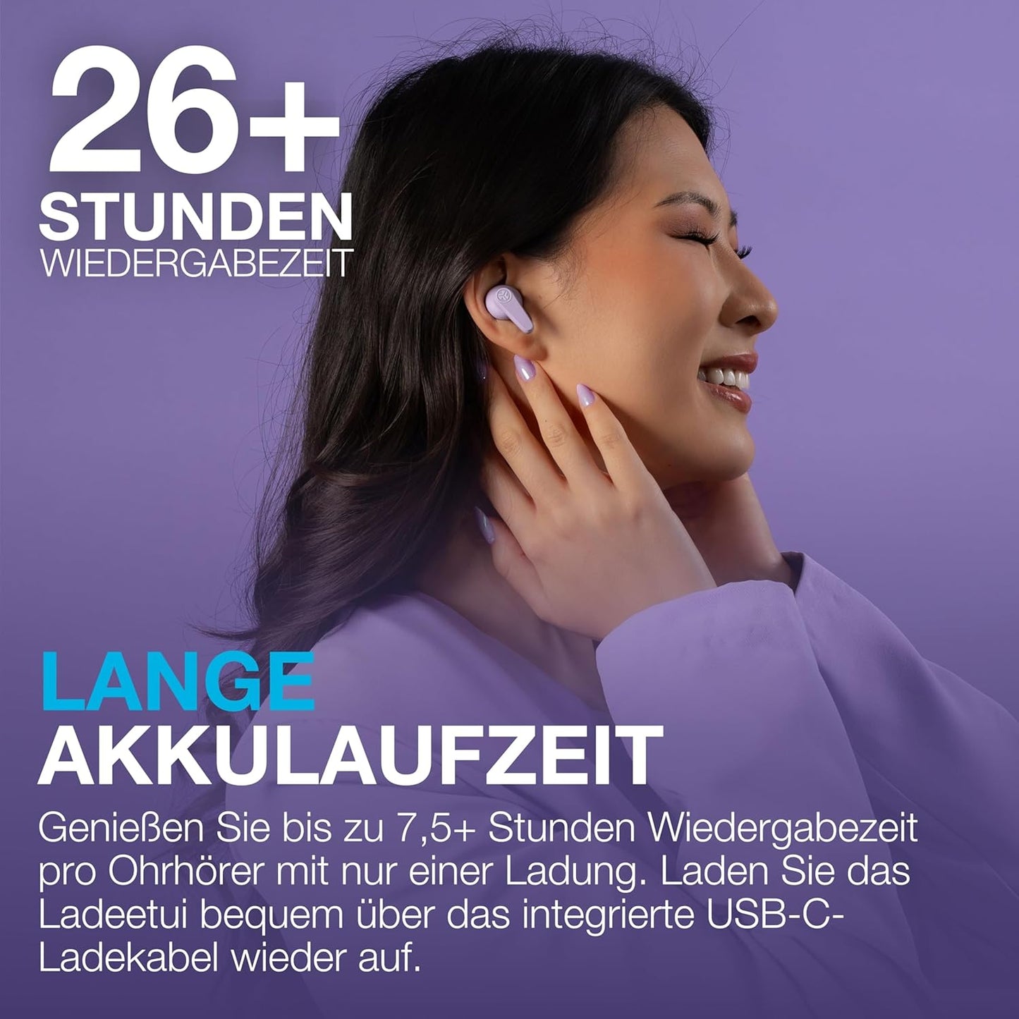 Go Pods In-Ear Kopfhörer, Pods ANC Lila