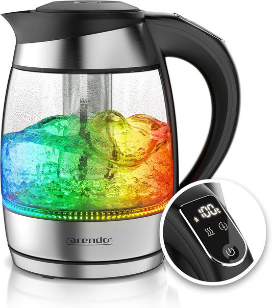 Wasserkocher Prime Tea Typ 2 mit Temperatureinstellung, LED Beleuchtung & Teesieb