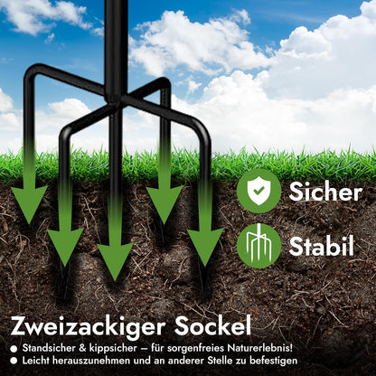 2-in-1 Vogeltränke & Futterstation, frostsicher