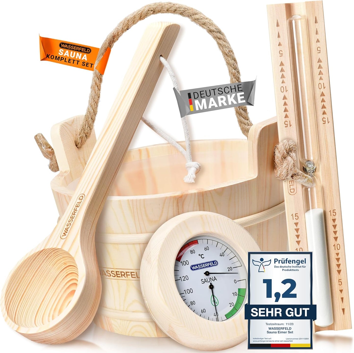 Saunaeimer-Set, 4 Liter