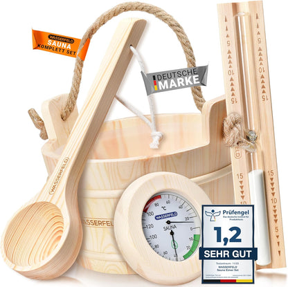 Saunaeimer-Set, 4 Liter