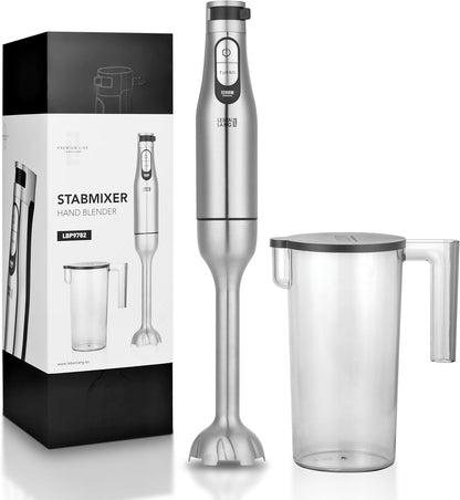 Stabmixer mit Messbecher & Spritzschutz, Stabmixer + Messbecher - 1200W