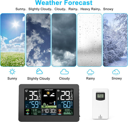 Funk Wetterstation mit Aussensensor